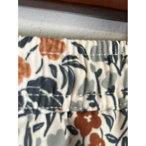 Rylee Cru Shorts Kid 10Y Brown Pull On Floral Summer Beach Travel Preppy Neutral - Picture 8 of 16